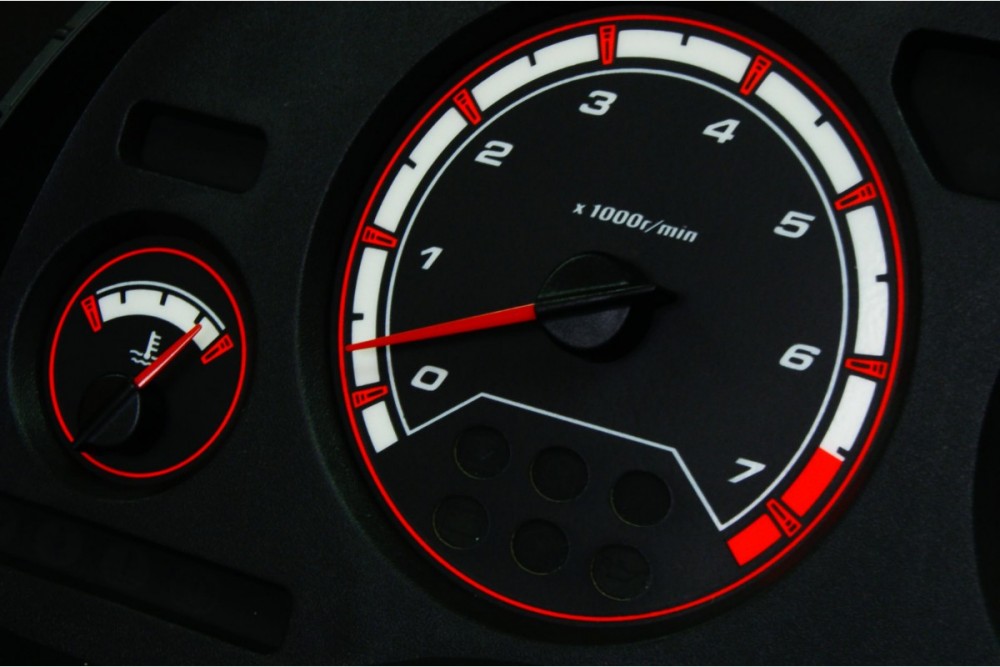 Накладки на шкали приладів Opel Astra G Coupe вер. 2 (чорні)