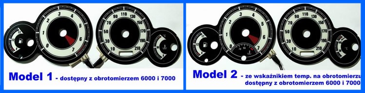 Тюнінгові накладки в щиток приладів Peugeot 206 вер. 2