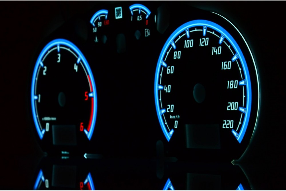Вставки, що світяться, в щиток приладів Seat Ibiza, Cordoba 2002-2008 вер. 1