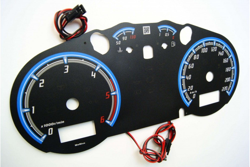Вставки, що світяться, в щиток приладів Seat Ibiza, Cordoba 2002-2008 вер. 1