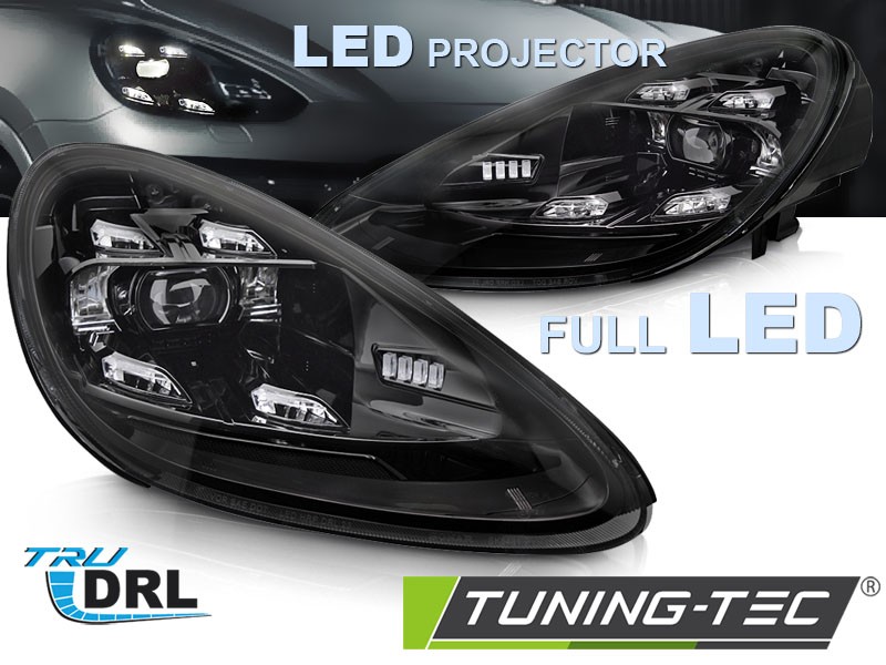 Лінзовані фари передні full led Porsche Cayenne 2010-2015