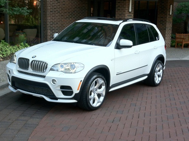 Накладки на пороги BMW X5 E70 LCI у стилі Aero