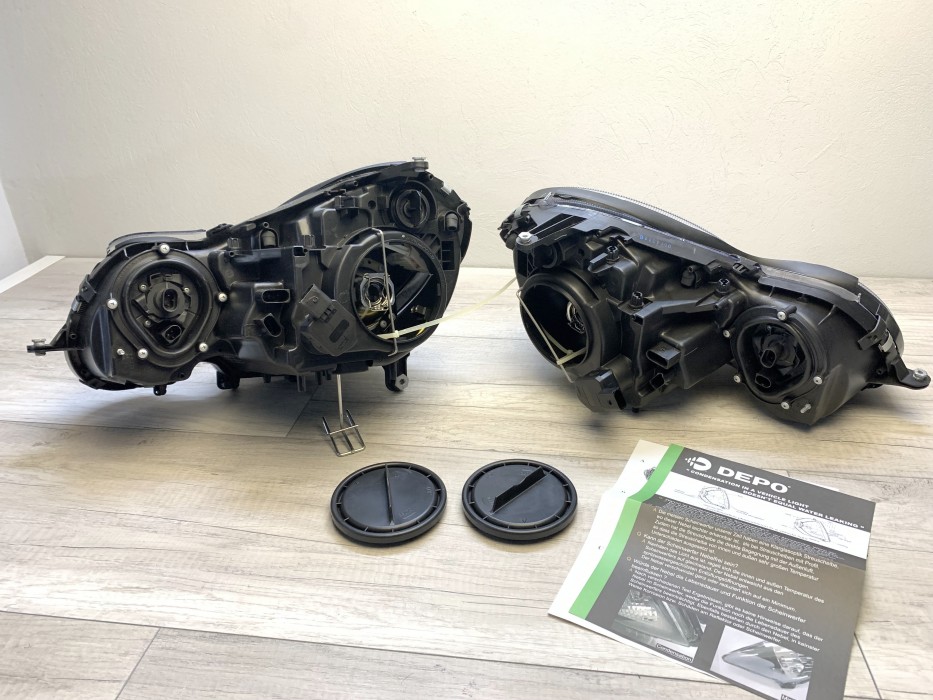 Фари передні Mercedes W211 E-class 2002-2006 у стилі післярестайл