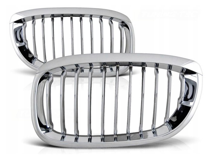 Хром решітка радіатора BMW E46 coupe / cabrio рестайл