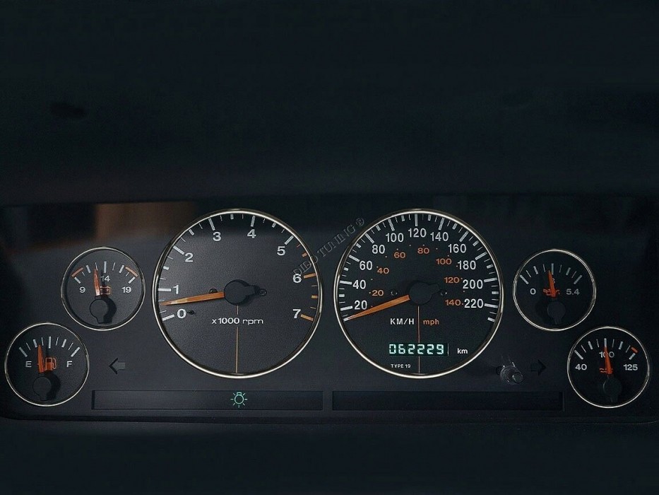 Хром кільця в щиток приладів Jeep Grand Cherokee (93-98)