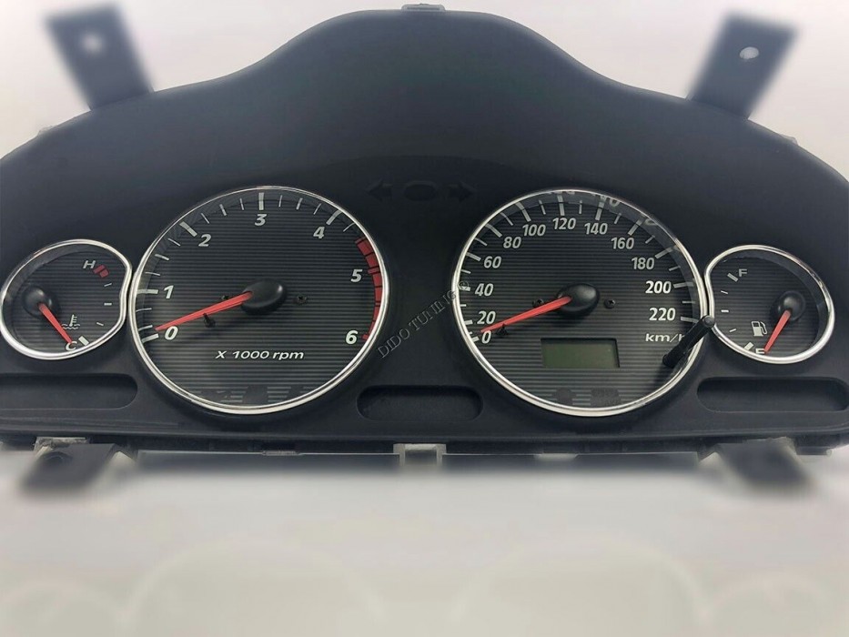 Хромовані кільця на прилади Hyundai Santa Fe I