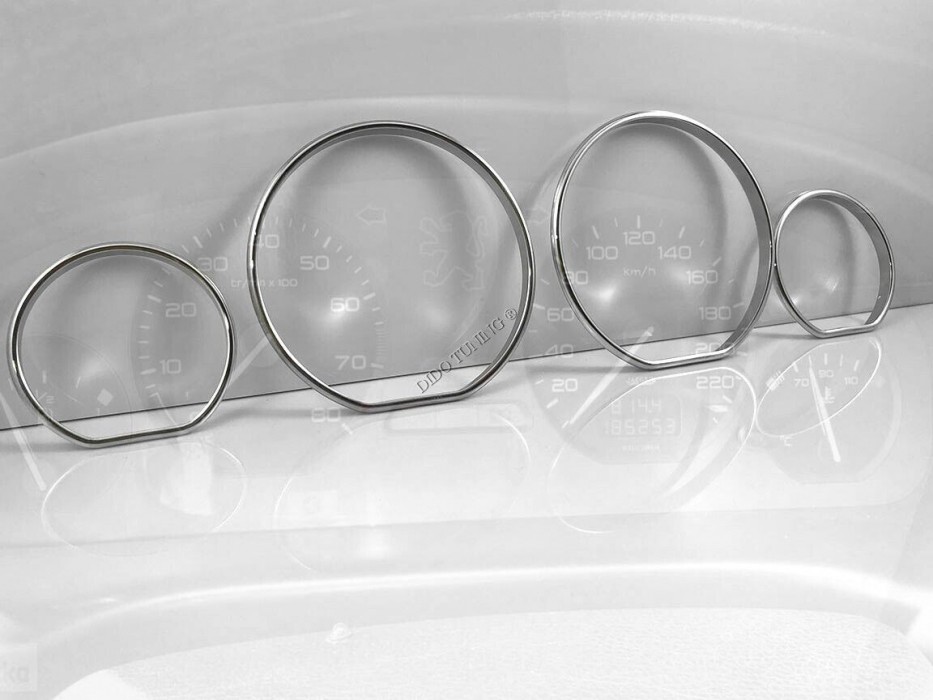 Кільця в панель приладів Peugeot 406 дорестайл (4 кільця)