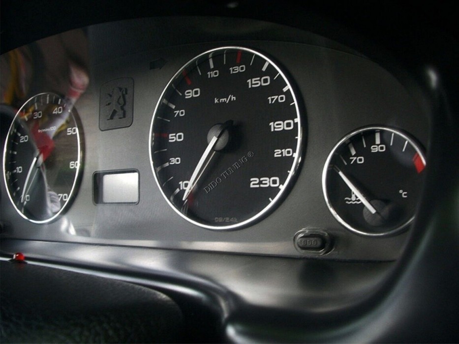 Кільця в щиток приладів Peugeot 406 післярестайл (4 кільця)