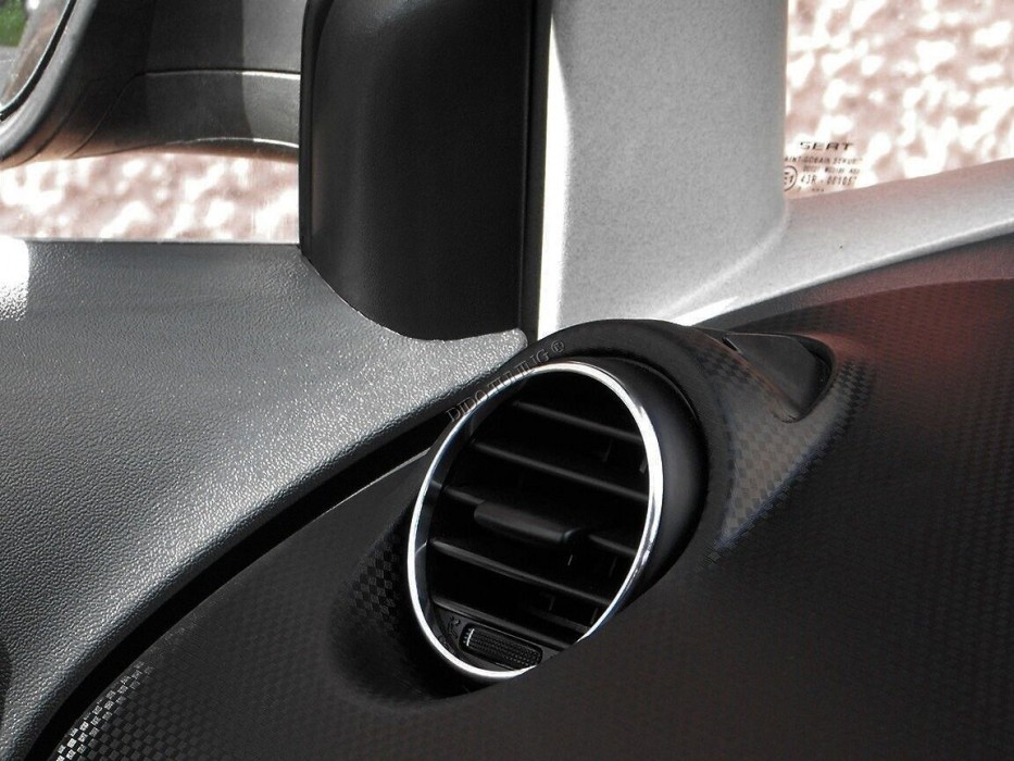 Хромовані кільця на обдуви Seat Toledo III / Leon II / Altea