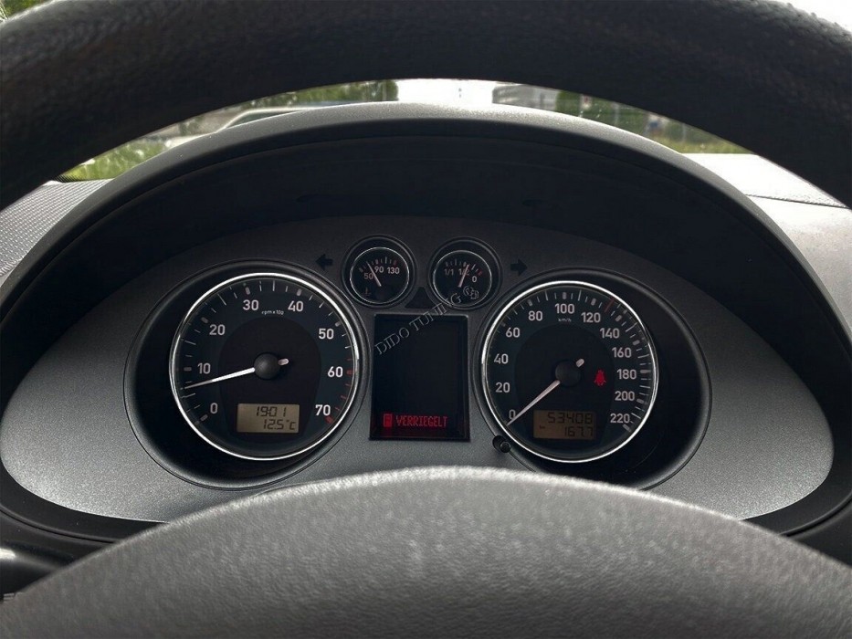 Хром кільця в щиток приладів Seat Ibiza III / Cordoba II (внутр.)