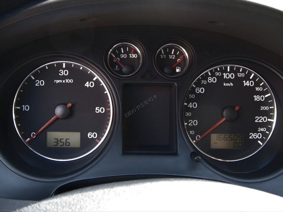 Хром кільця в щиток приладів Seat Ibiza III / Cordoba II (внутр.)