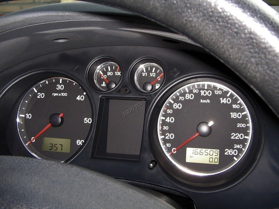 Хром кільця в щиток приладів Seat Ibiza III / Cordoba II (внутр.)