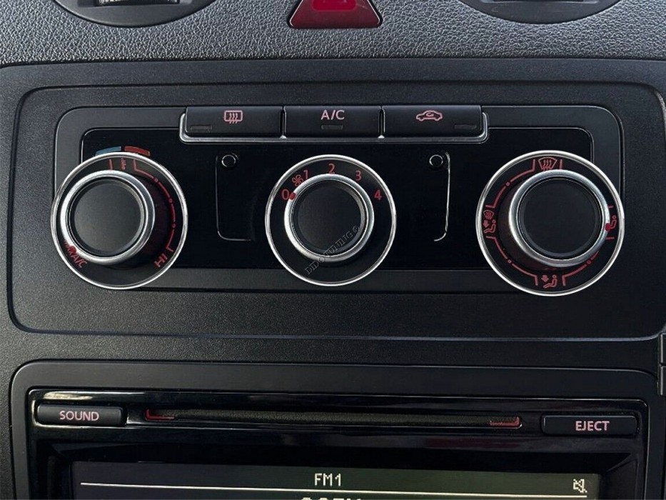 Кільця на ручки пічки VW Caddy / Golf 6 / Touran / Eos / Jetta / Sirocco / Tiguan / Vw T5 fl / T6 / VW CC / Passat b7