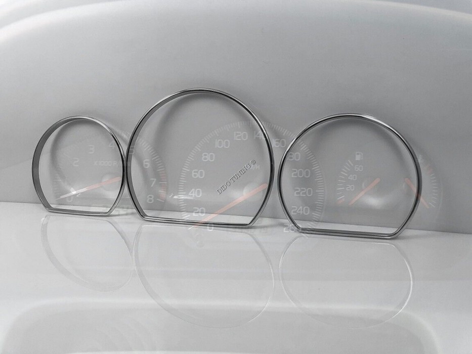 Хромовані кільця в щиток приладів Volvo S40/V40 (dido)