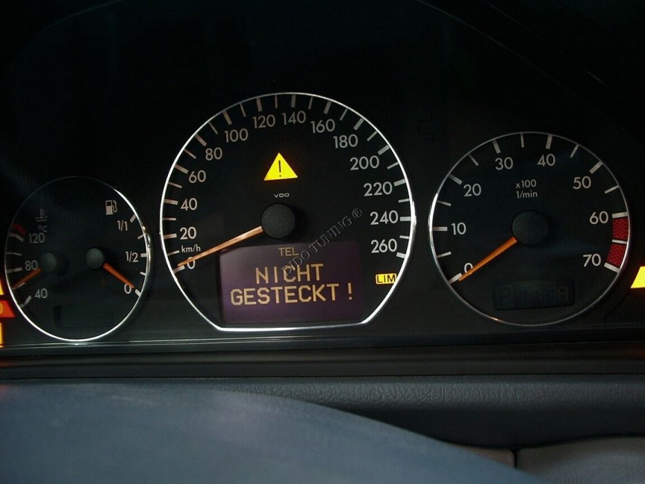 Кільця в щиток приладів Mercedes W210 післярестайл / W208