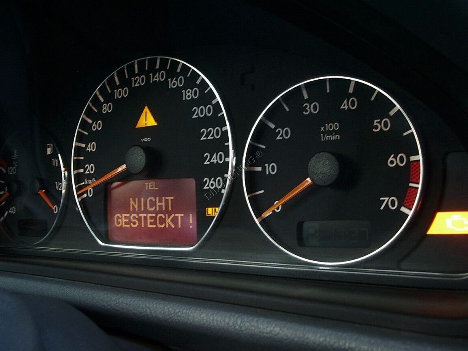 Кільця в щиток приладів Mercedes W210 післярестайл / W208