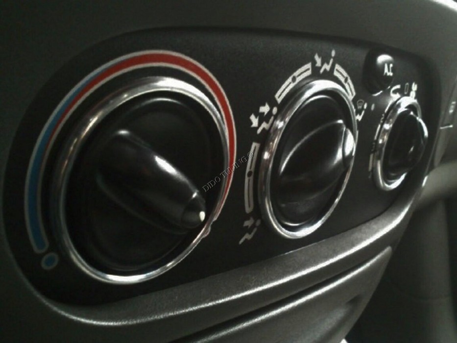 Декоративные кольца на ручки печки Renault Megane 1 (95-02)