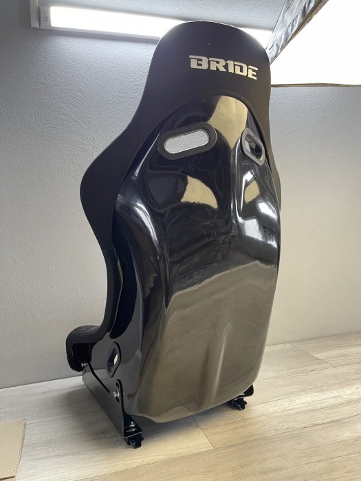 Спортивне сидіння (ковш) GTR Welur Bride Black Grey