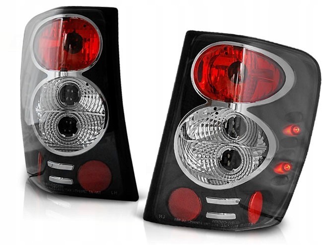 Тюнінгові задні ліхтарі JEEP Grand Cherokee WJ чорні