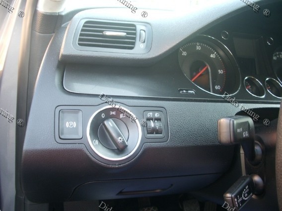Хром кільце ручки світла VW T5 / Passat B5, B6, B7, CC / Touareg / Caddy / Polo / Touran