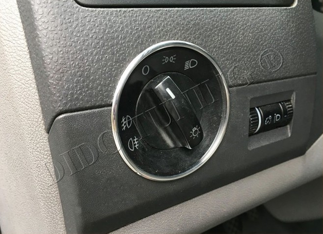 Хром кільце ручки світла VW T5 / Passat B5, B6, B7, CC / Touareg / Caddy / Polo / Touran