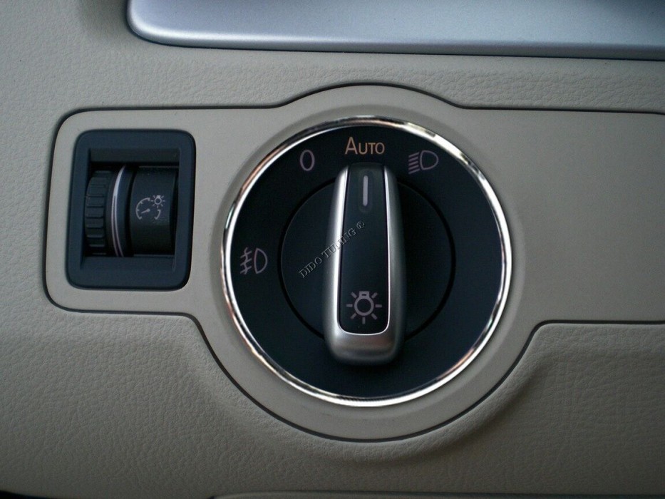 Хром кільце ручки світла VW T5 / Passat B5, B6, B7, CC / Touareg / Caddy / Polo / Touran