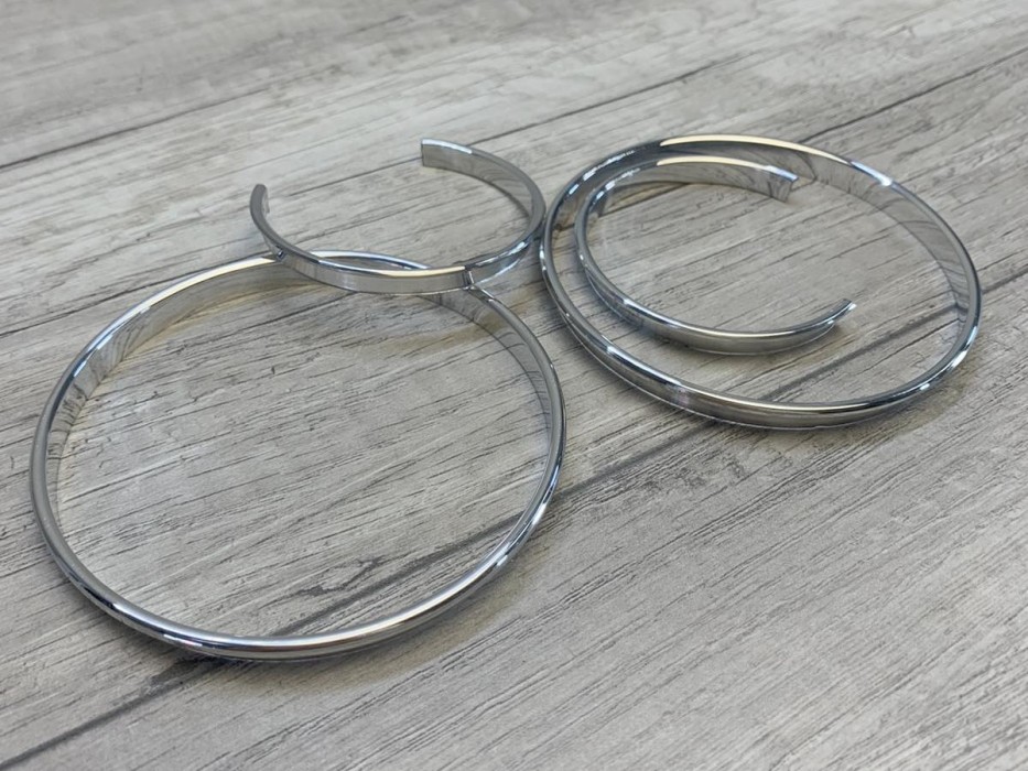 Хром кільця у щиток приладів Peugeot 206 / Partner / Citroen Berlingo