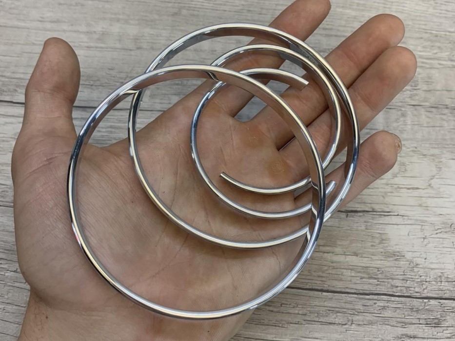 Хром кільця у щиток приладів Peugeot 206 / Partner / Citroen Berlingo