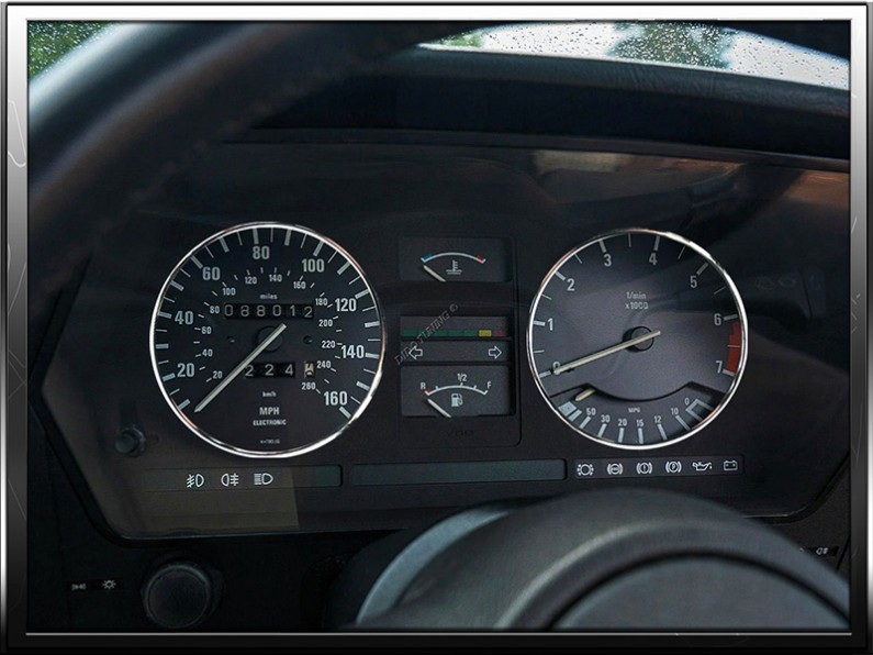 Хром кольца в щиток приборов BMW 5 E28 / BMW 6 E24