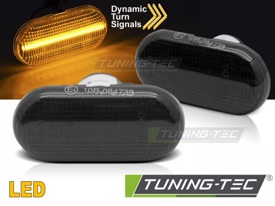 Темні LED повороти в передні крила Renault Clio 2, Twingo 2, Scenic, Kangoo