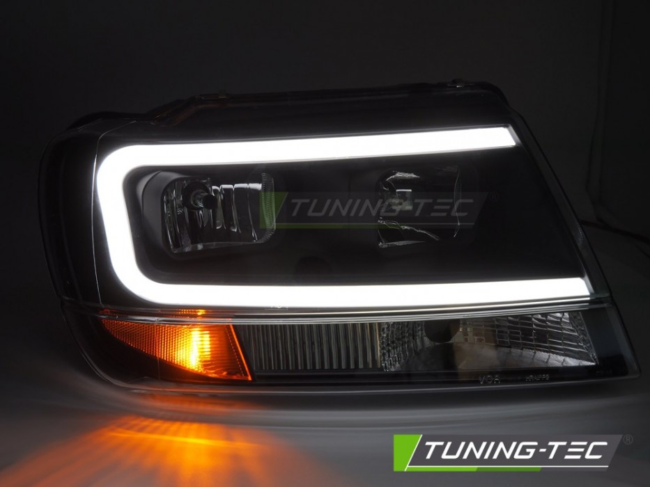 Тюнінгові передні фари Jeep Grand Cherokee WJ TUBE LIGHT