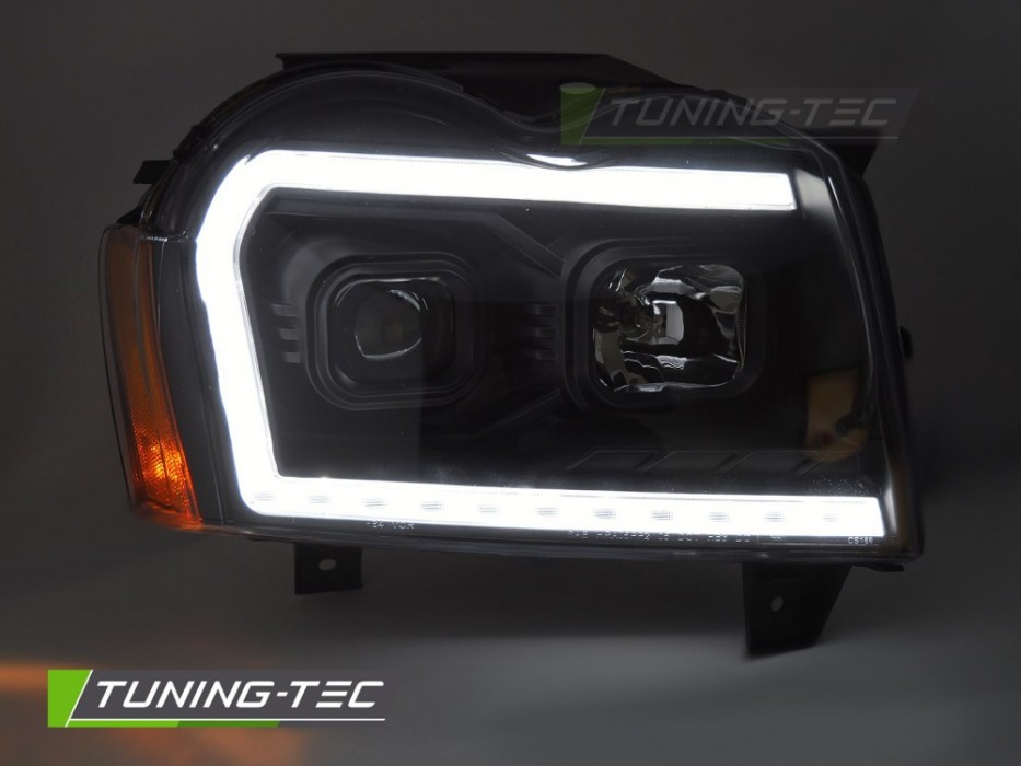 Передні діодні фари Jeep Grand Cherokee WK 05-08 оптика тюнінг