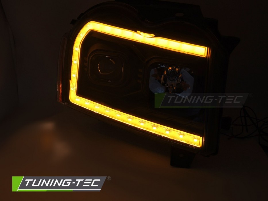 Передні діодні фари Jeep Grand Cherokee WK 05-08 оптика тюнінг