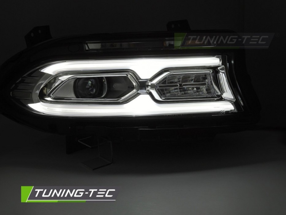 Передні діодні фари Dodge Charger 14-23 оптика full led