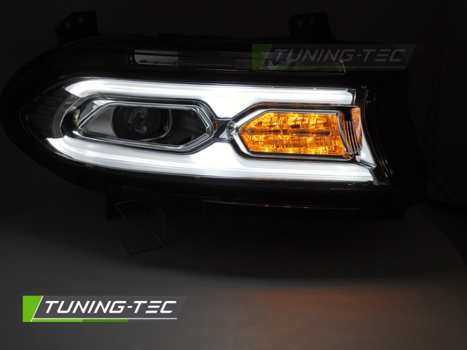 Передні діодні фари Dodge Charger 14-23 оптика full led