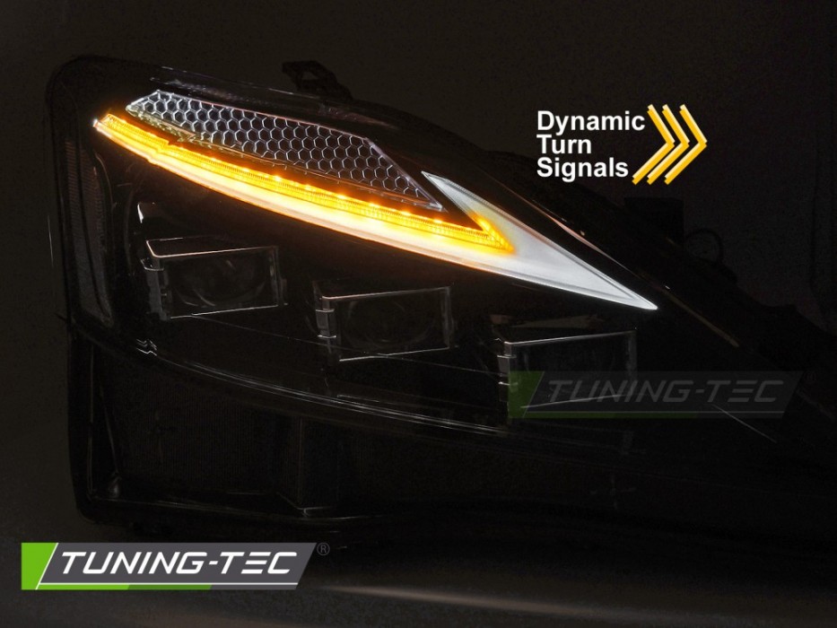 Діодні фари передні Lexus IS 2006-2013 з функцією welcome lights