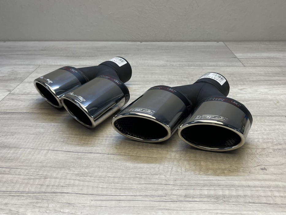 Насадка глушника подвійна овальна Buzzer ZZ2x110R права