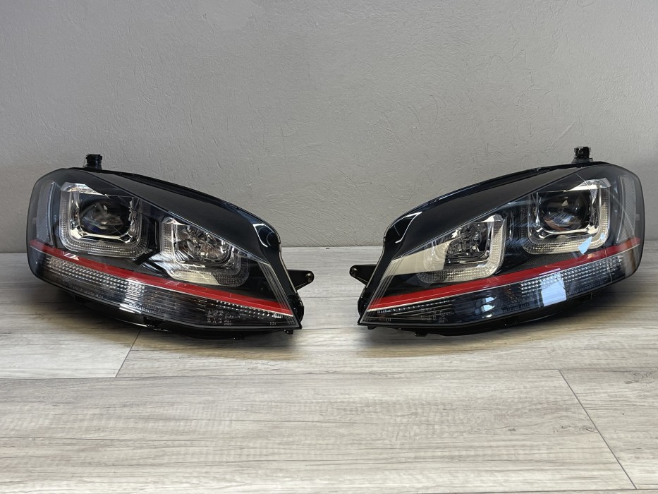 Тюнінгові фари передні VW Golf 7 Red Line Sport
