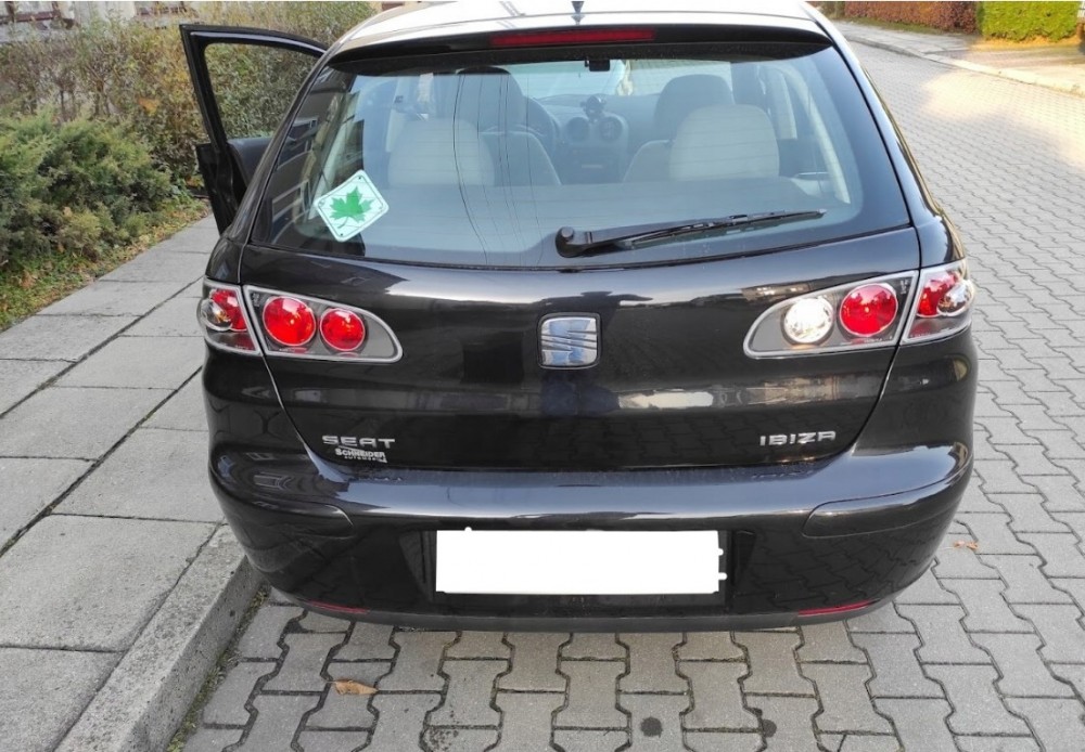 Ліхтарі задні тюнінгові Seat Ibiza 3 6L чорні