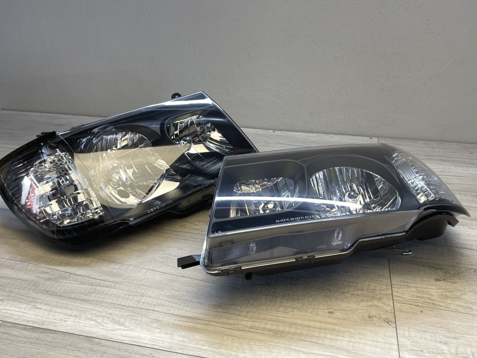 Чорні фари передні Toyota Land Cruiser FJ100 1998-2004