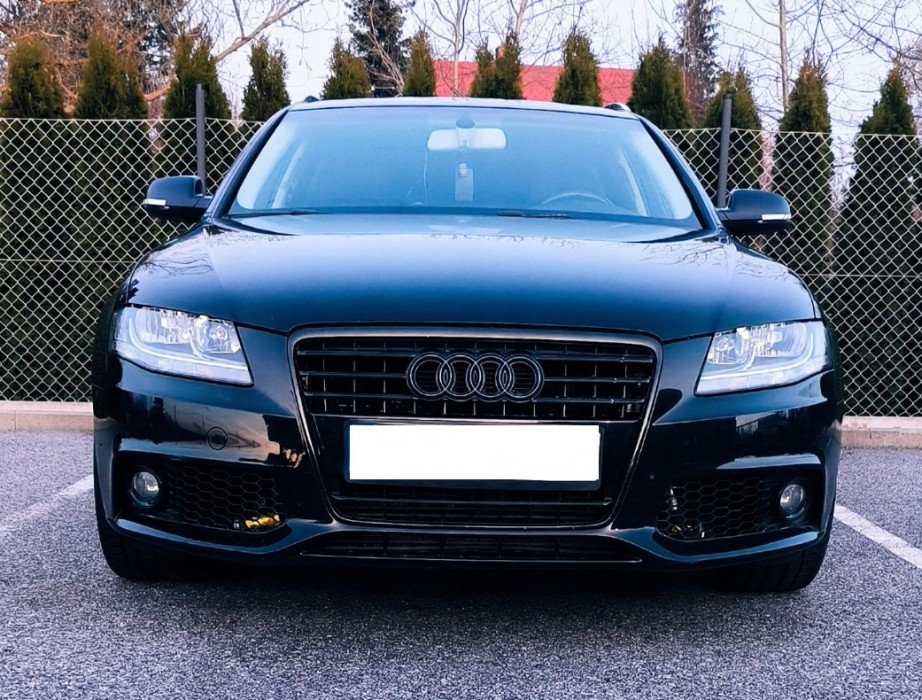 Фари передні Audi A4 B8 дорестайл з діодними DRL