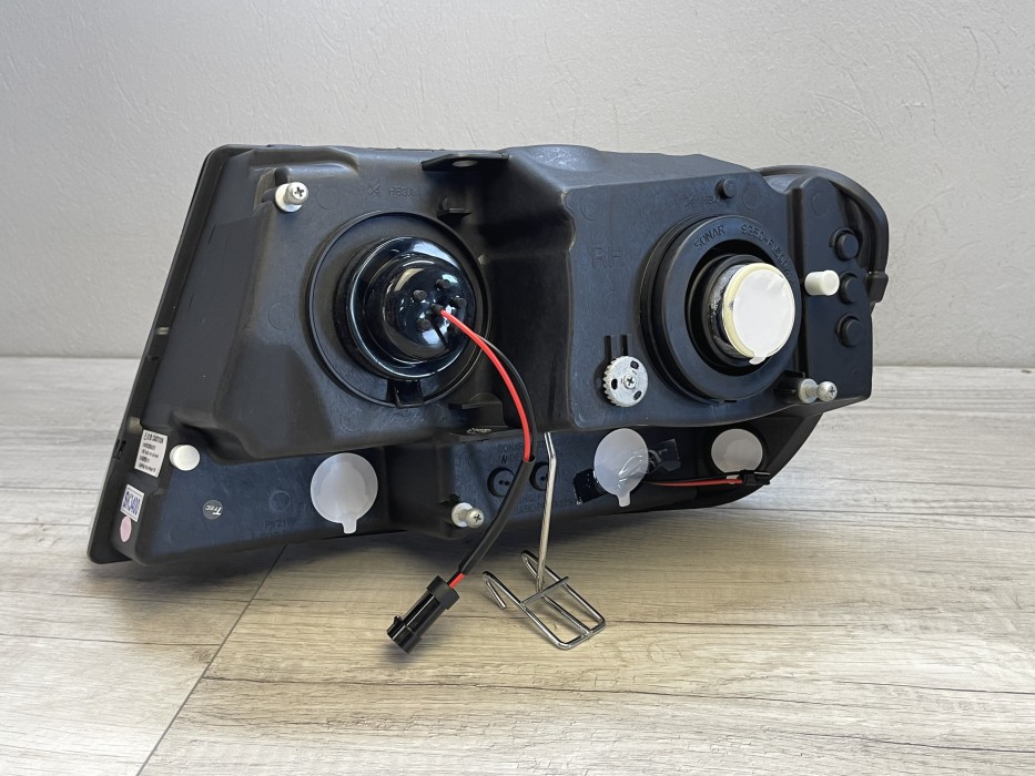 Фари передні Jeep Grand Cherokee WJ з LED габаритами, хро