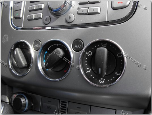 Кільця на ручки пічки Ford Focus MK2/C-MAX