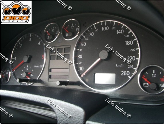 Кільця в щиток приладів Audi A4 B5/A6 C5 (6 кілець)