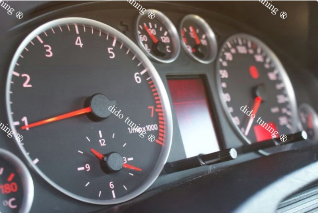 Кільця на прилади Audi A4/A6 в стилі RS6 матові