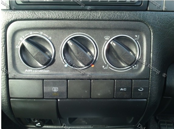 Кільця на ручки пічки VW Golf 3 / Passat B3 / B4 / Sharan MK1 / Seat Ibiza II / Toledo I / Ford Galaxy MK1