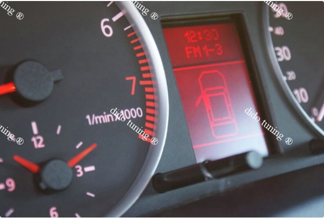 Кільця на прилади Audi A4/A6 в стилі RS6 матові