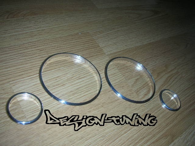 Хром кільця на прилади Opel Astra G / Zafira A