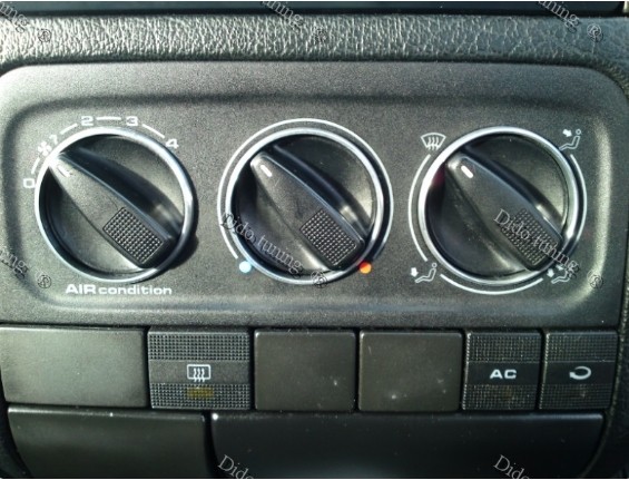 Кільця на ручки пічки VW Golf 3 / Passat B3 / B4 / Sharan MK1 / Seat Ibiza II / Toledo I / Ford Galaxy MK1