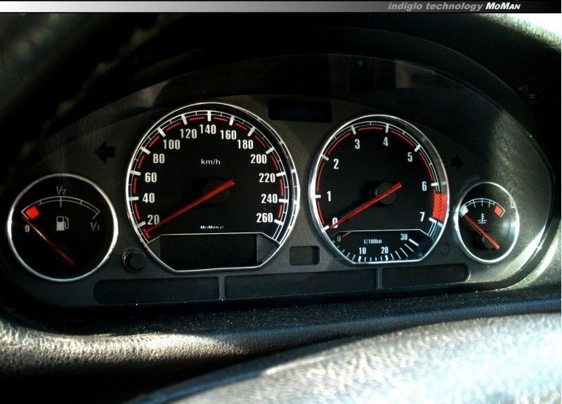 Плазмові накладки на шкали приладів BMW E36/Z3 версія 2